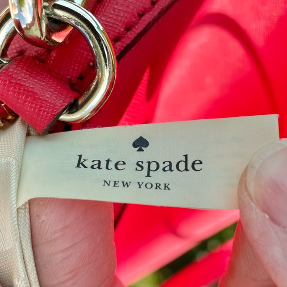 Kate Spade’s Red Leather Zip Top Satchel - Picture 12 of 13